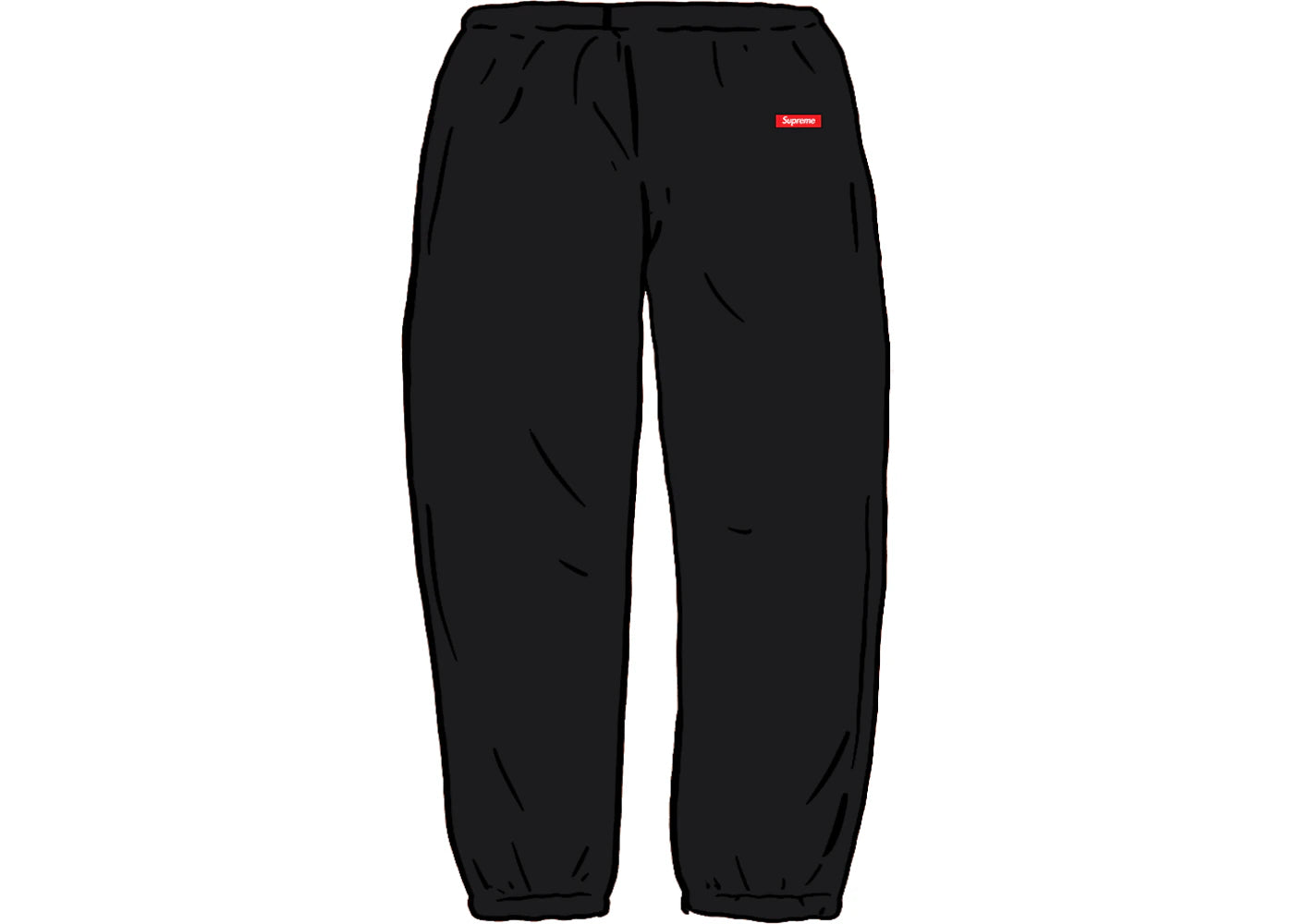 Supreme Small Box Sweatpant Black