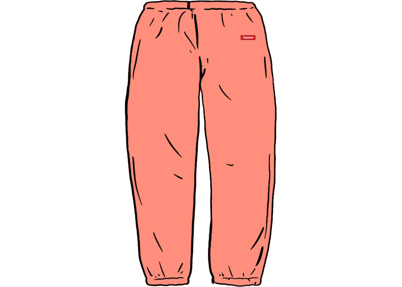 Supreme Small Box Sweatpant Dusty Coral