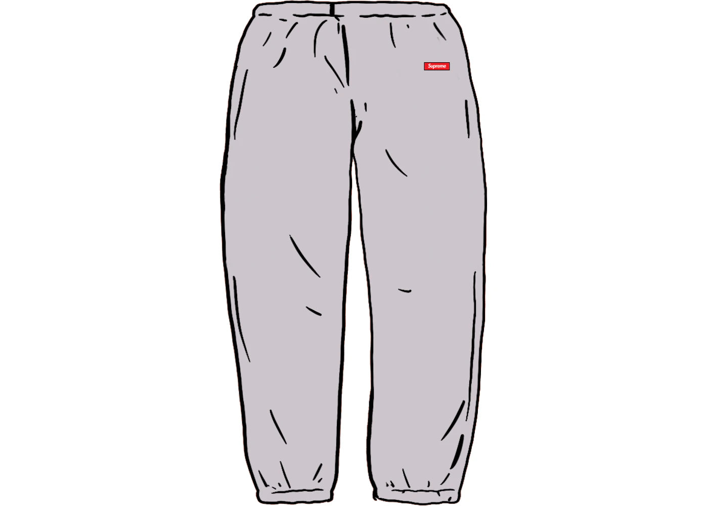 Supreme Small Box Sweatpant Grey