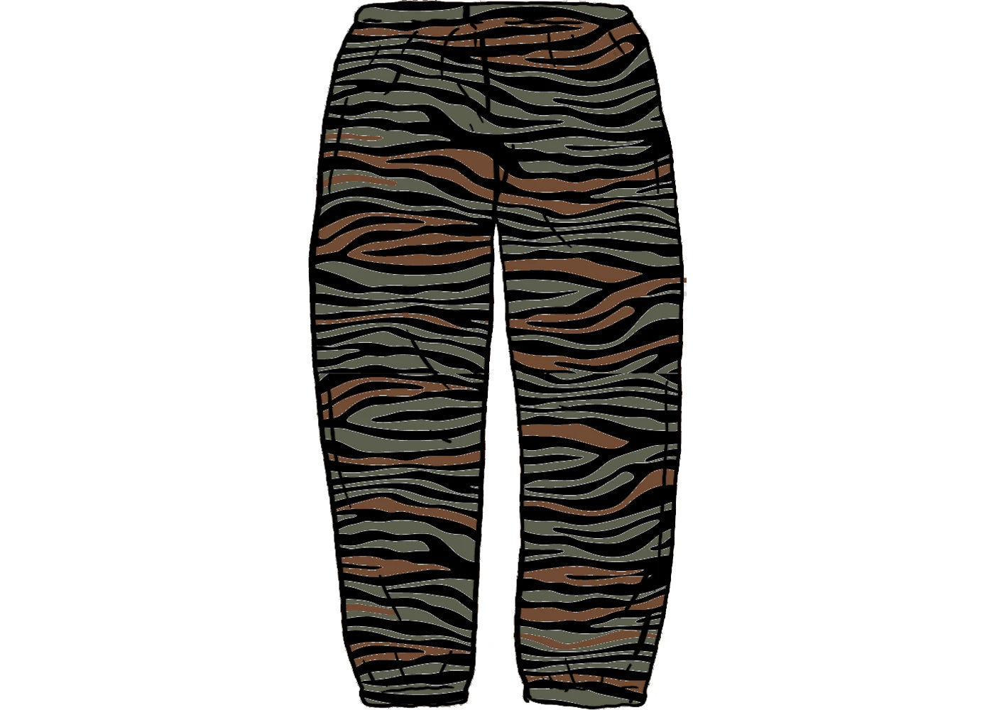 Supreme Small Box Sweatpant Tigerstripe Camo