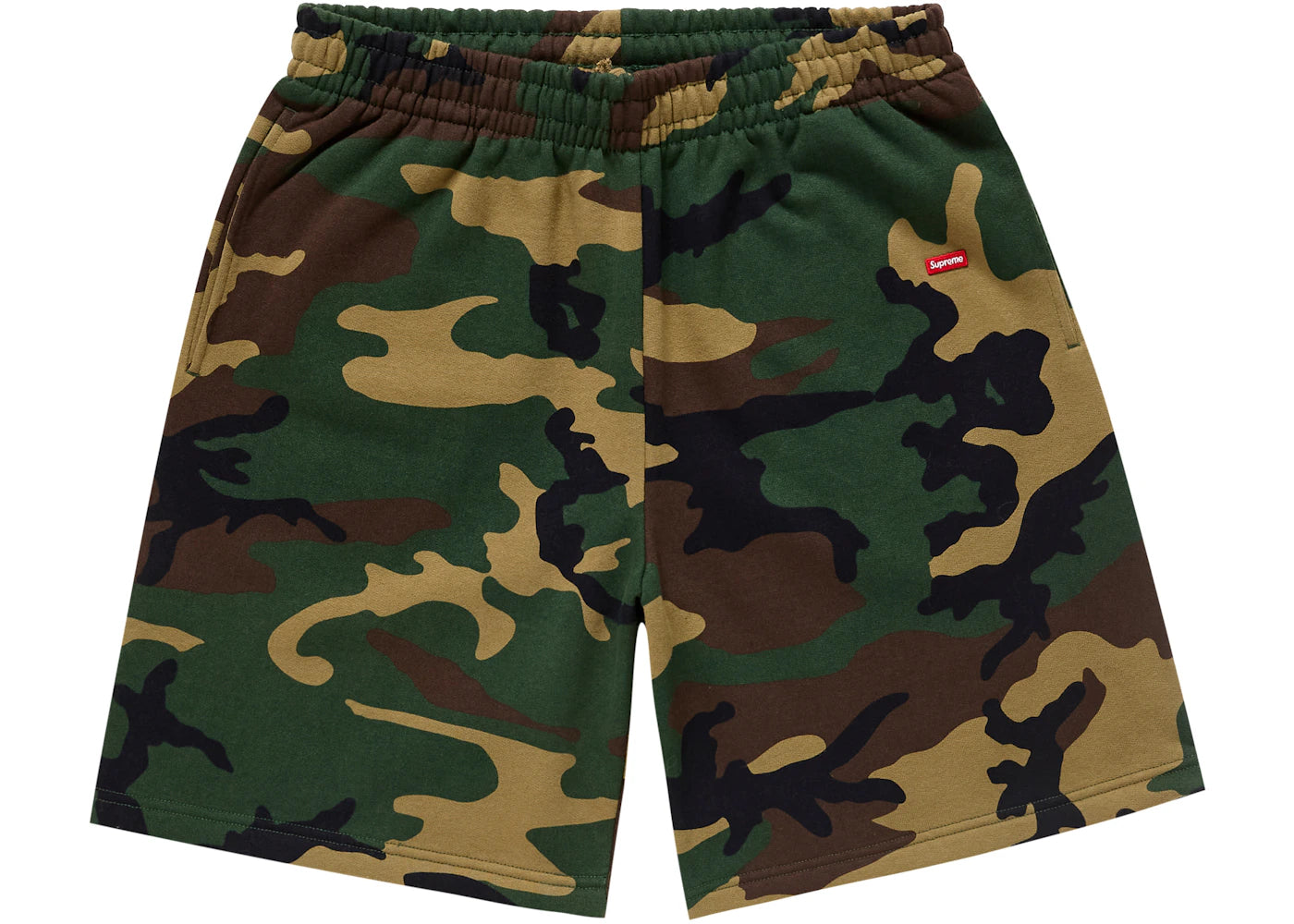 Supreme Small Box Sweatshort (FW24) Woodland Camo