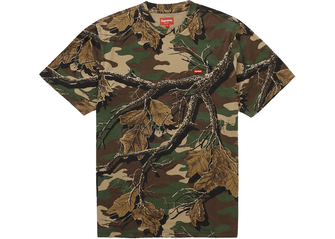 Supreme Small Box Tee (FW22) Branch Woodland Camo
