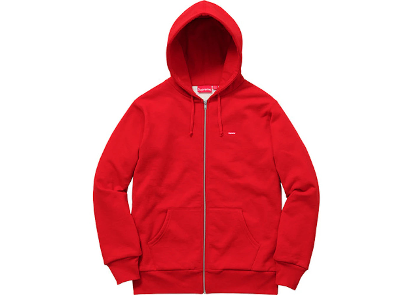 Supreme Small Box Thermal Zip Up Hoodie Red