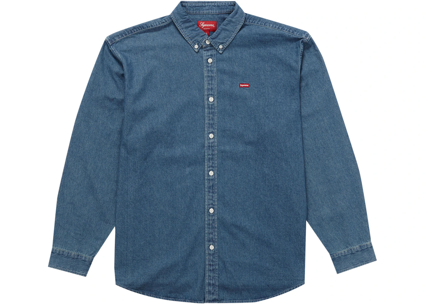 Supreme Small Box Twill Shirt Denim