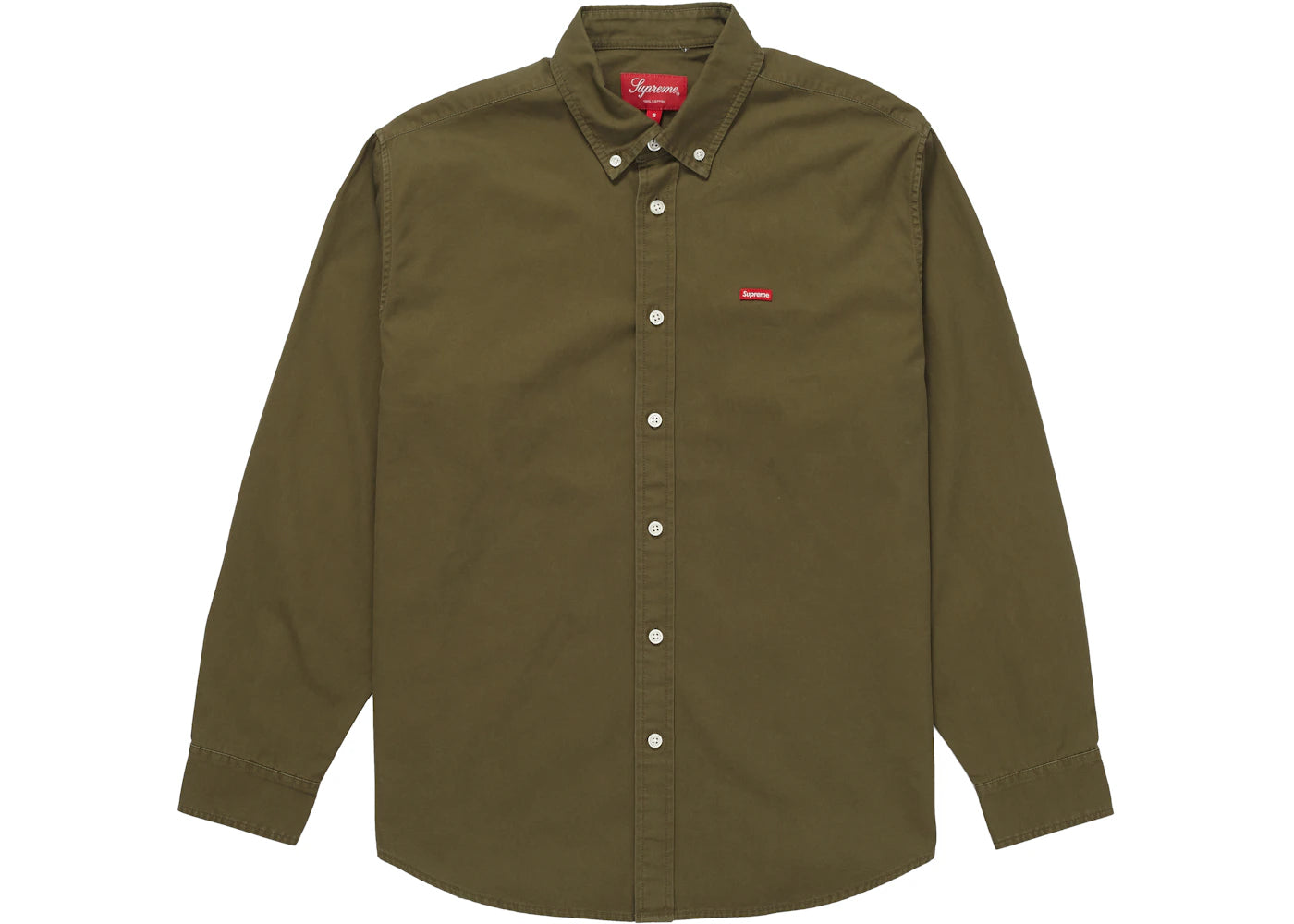 Supreme Small Box Twill Shirt Olive