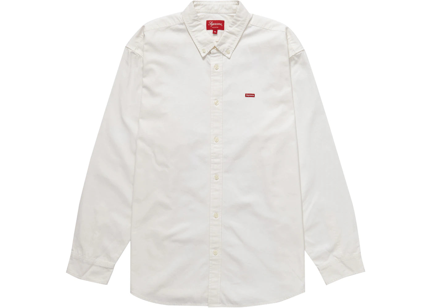 Supreme Small Box Twill Shirt White