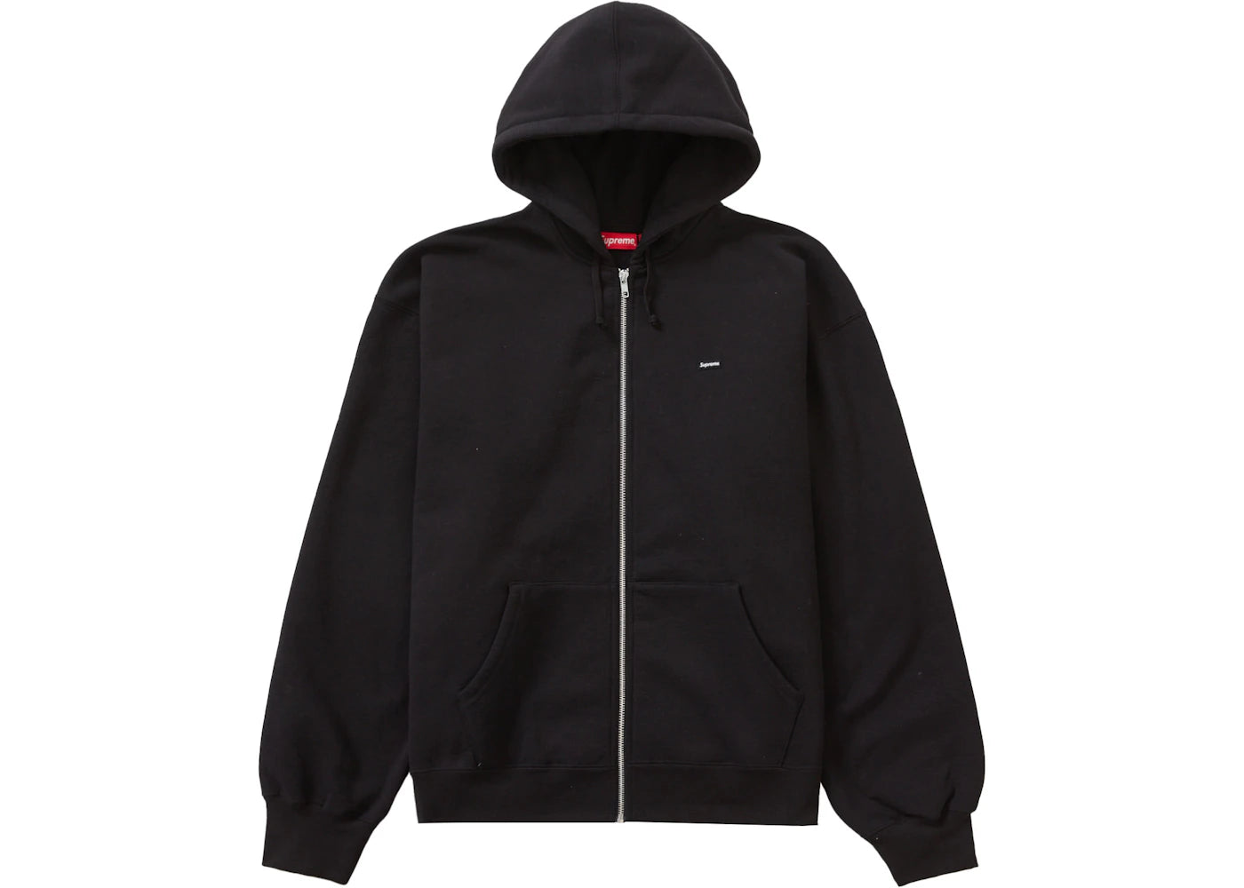 Supreme Small Box Zip Up Hooded Sweatshirt (FW23) Black