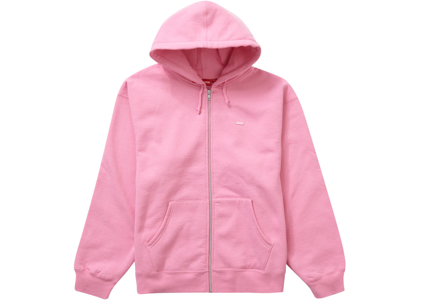 Supreme Small Box Zip Up Hooded Sweatshirt (FW23) Pink