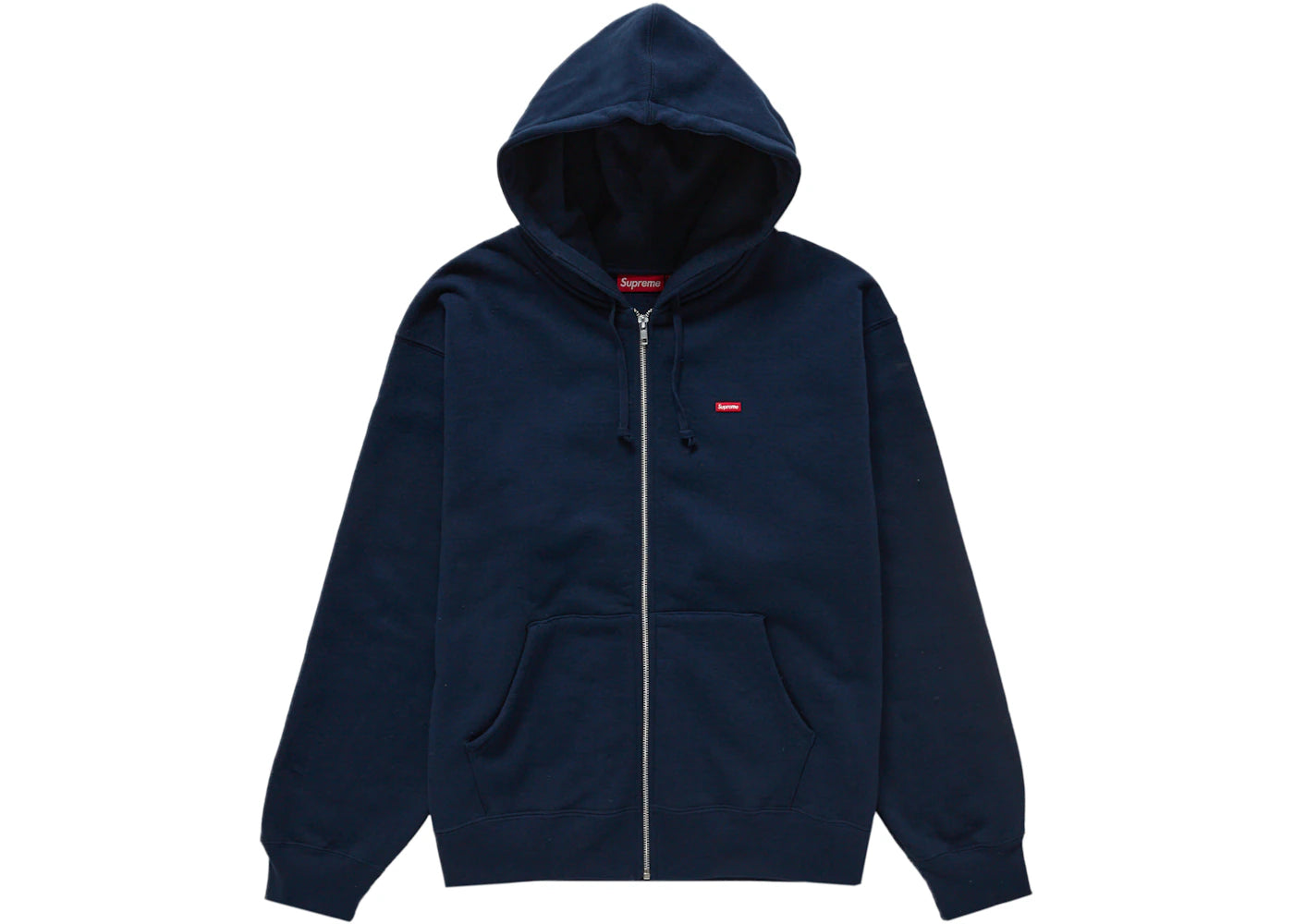 Supreme Small Box Zip Up Hooded Sweatshirt (FW24) Navy
