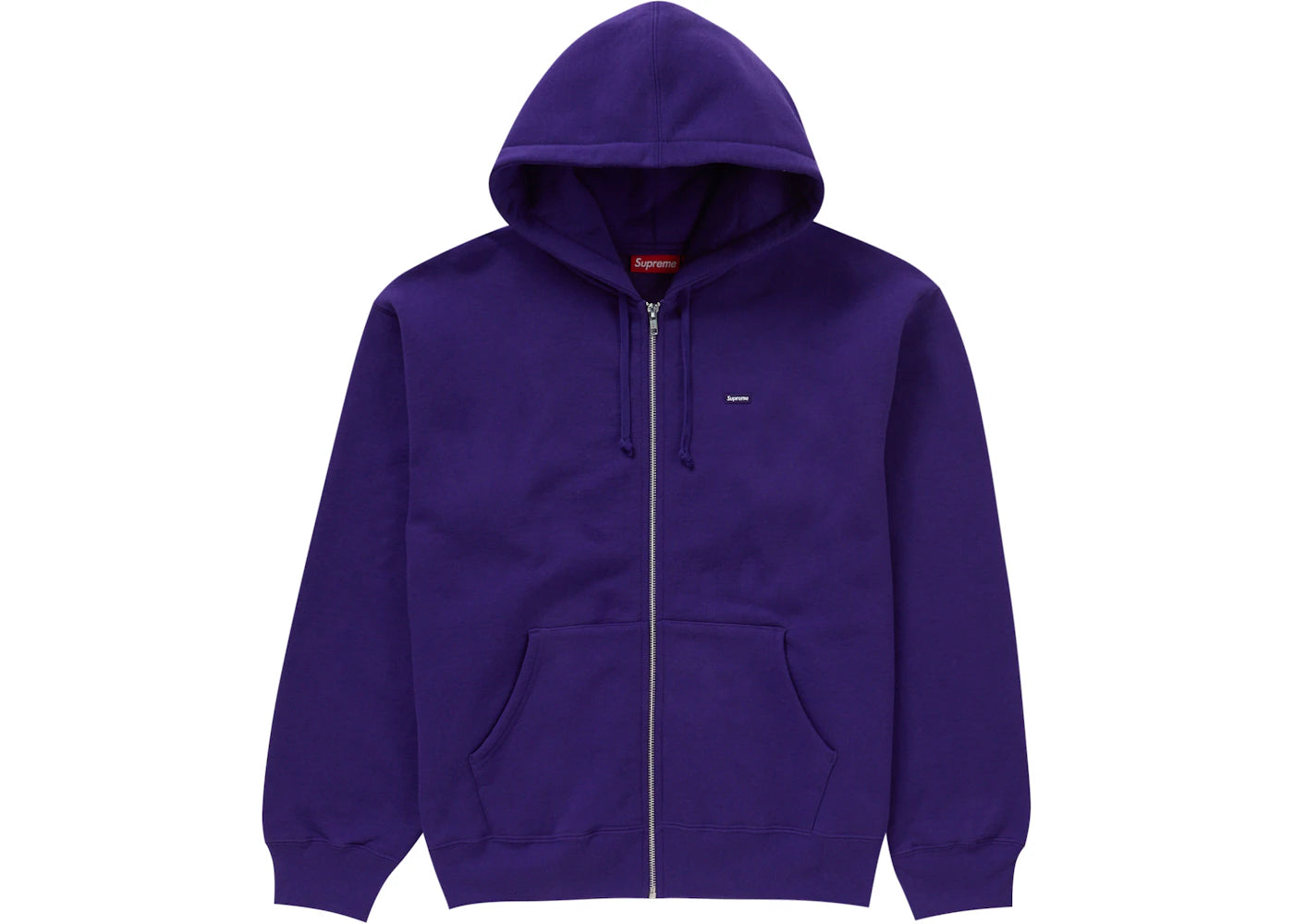 Supreme Small Box Zip Up Hooded Sweatshirt (FW24) Purple