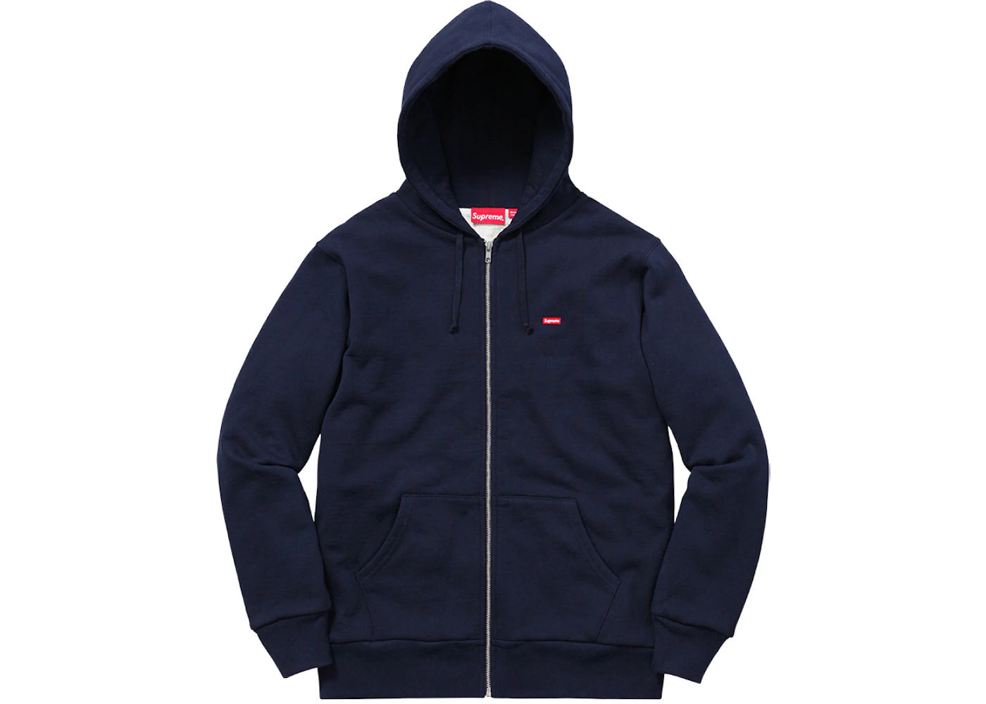 Supreme Small Box Zip Up Sweat Navy