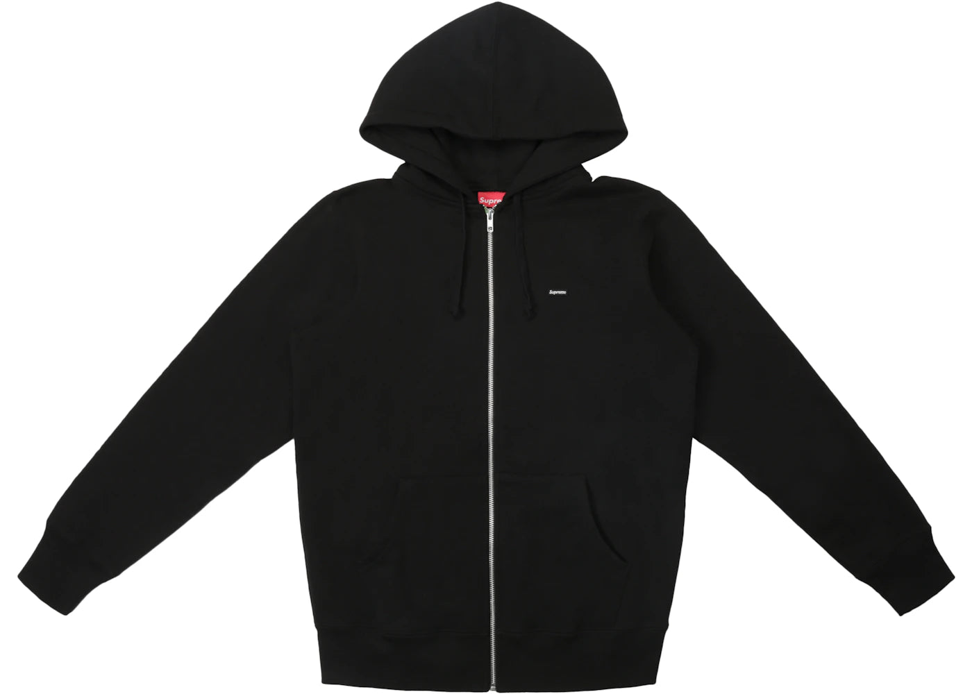 Supreme Small Box Zip Up Sweatshirt Black