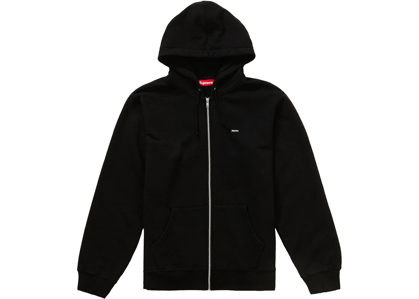 Supreme Small Box Zip Up Sweatshirt (SS19) Black