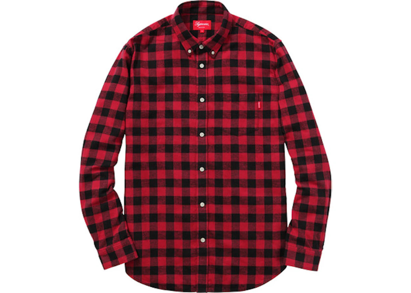 Supreme Small Buffalo Flannel Shirt Red