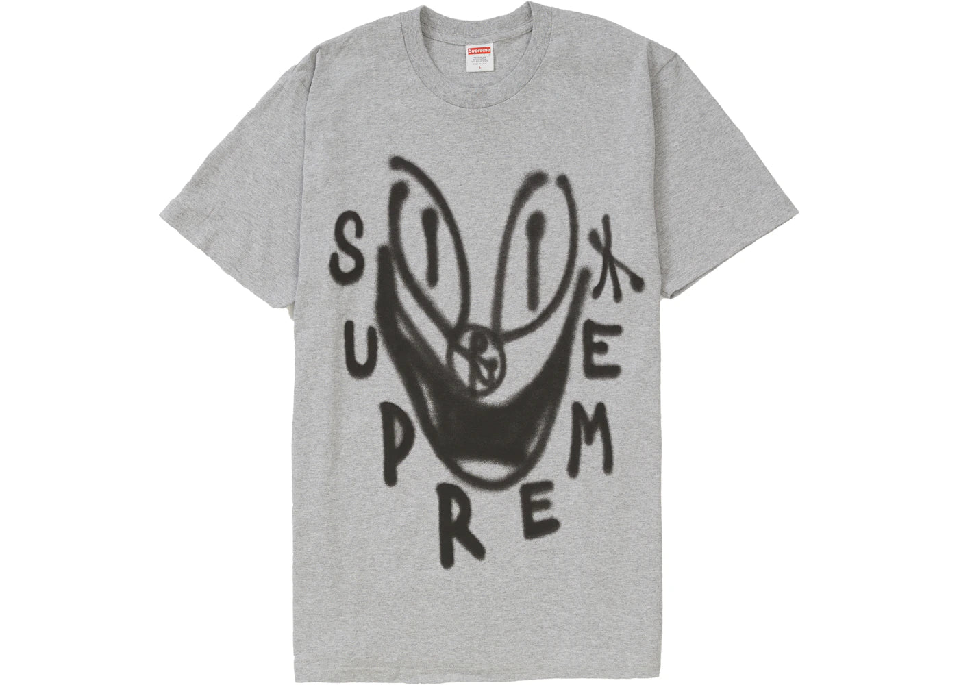 Supreme Smile Tee Heather Grey