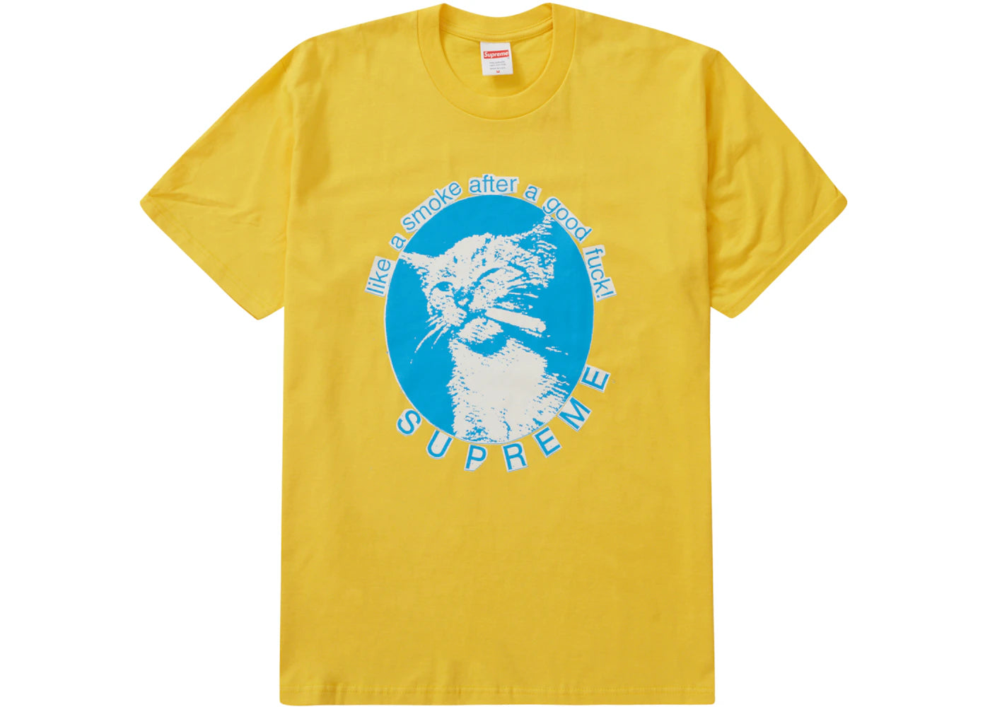 Supreme Smoke Tee (SS23) Yellow