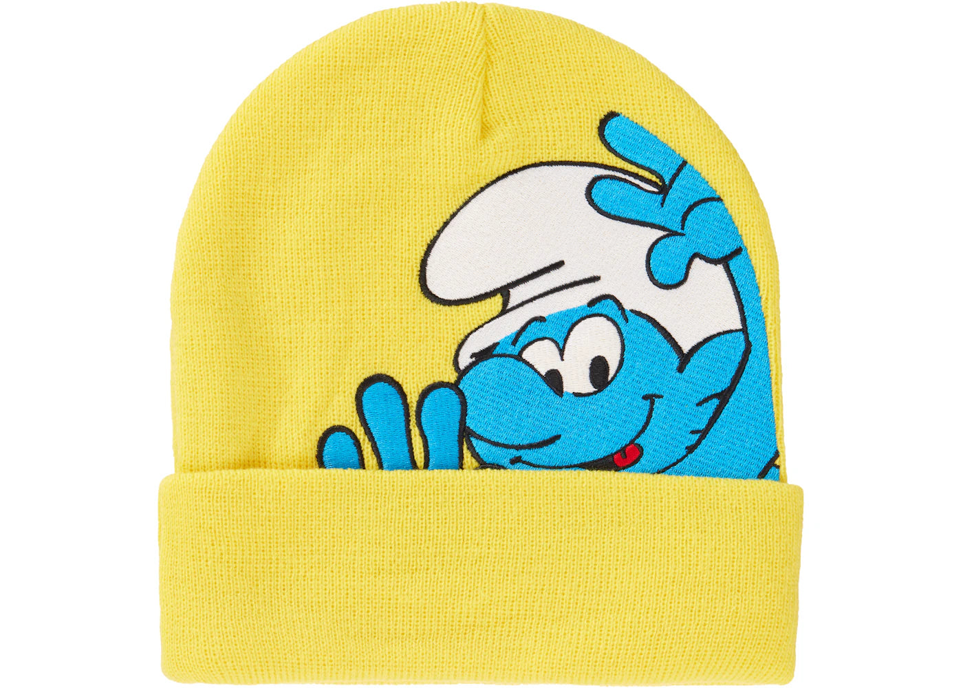 Supreme Smurfs Beanie Yellow