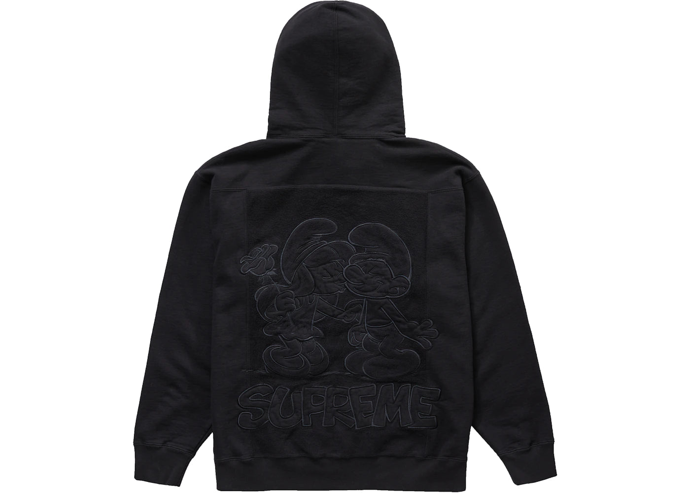 Supreme Smurfs Hooded Sweatshirt Black