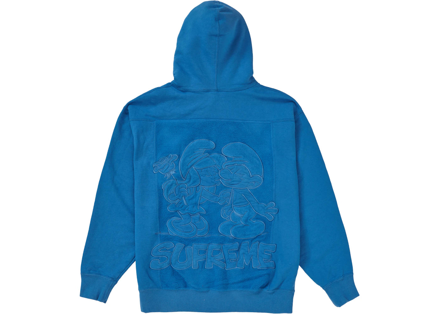 Supreme Smurfs Hooded Sweatshirt Pale Royal