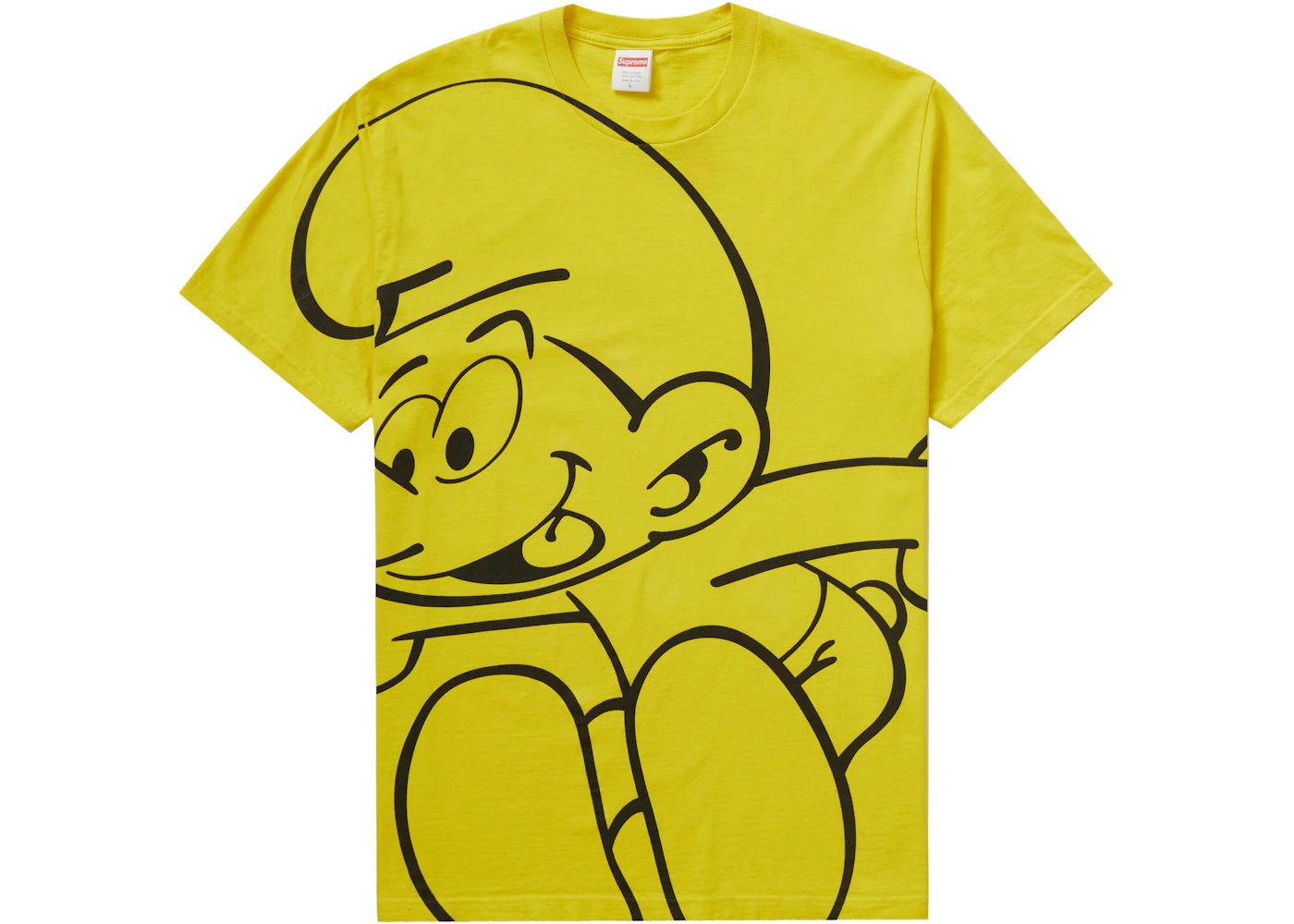 Supreme Smurfs Tee Yellow