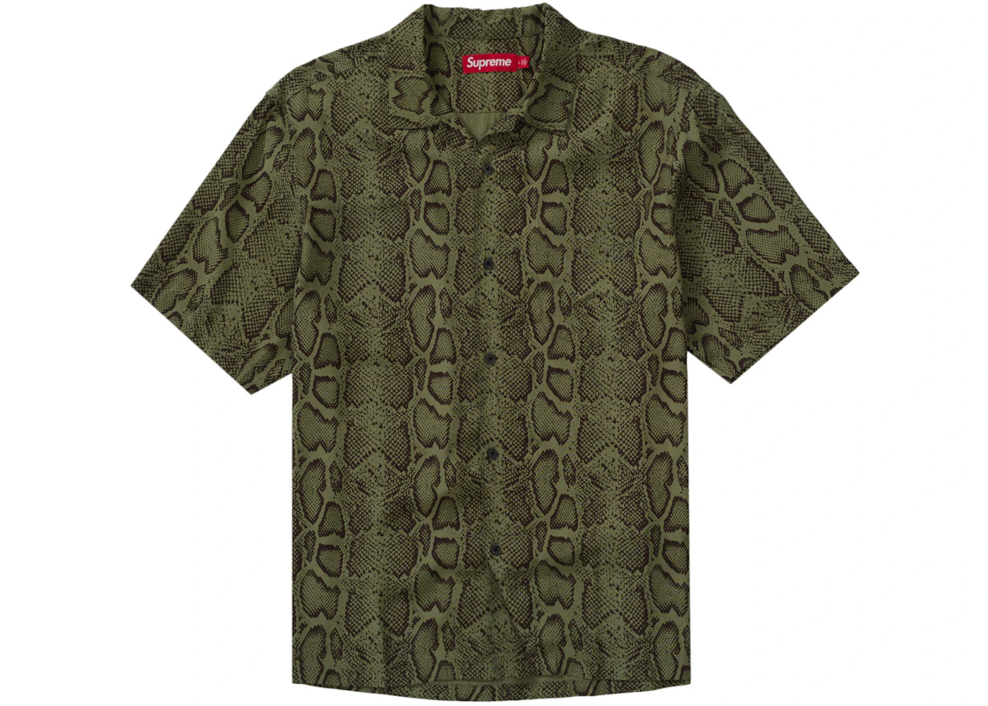 Supreme Snake S/S Shirt Olive