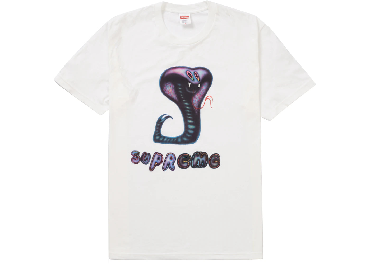 Supreme Snake Tee White