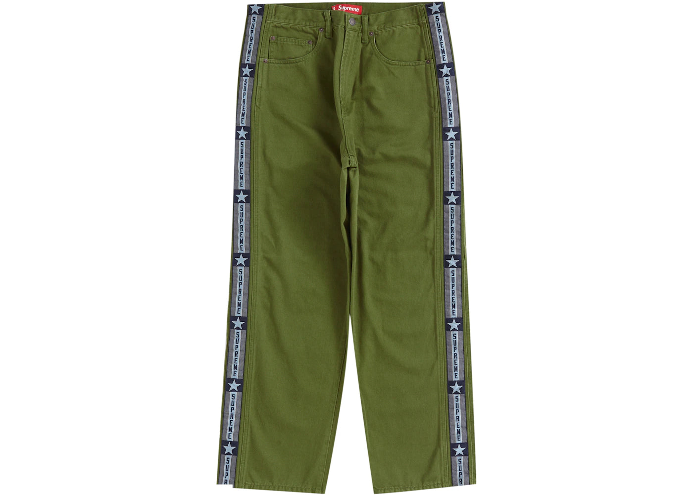 Supreme Snap-Off Baggy Jean Olive