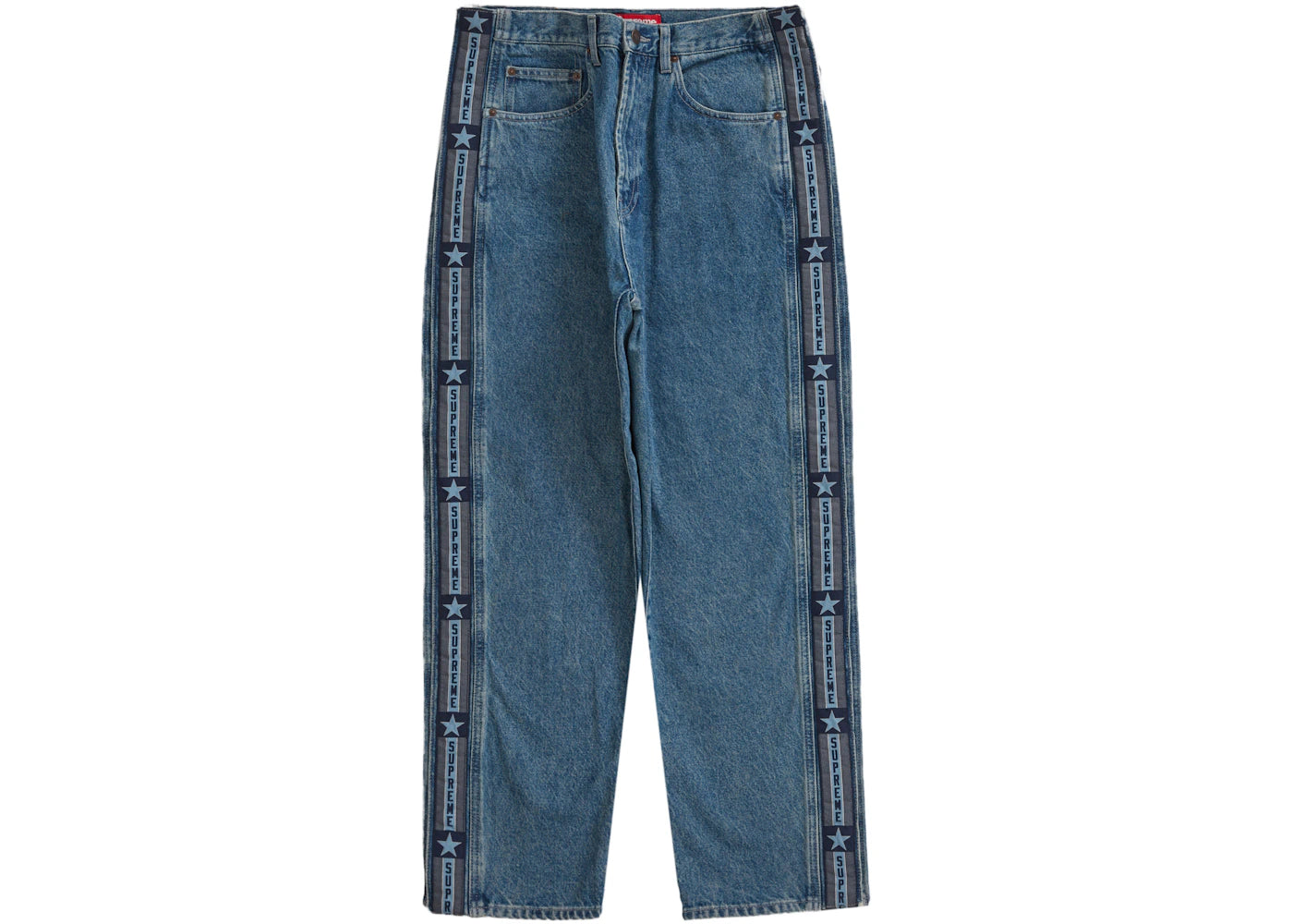 Supreme Snap-Off Baggy Jean Washed Blue