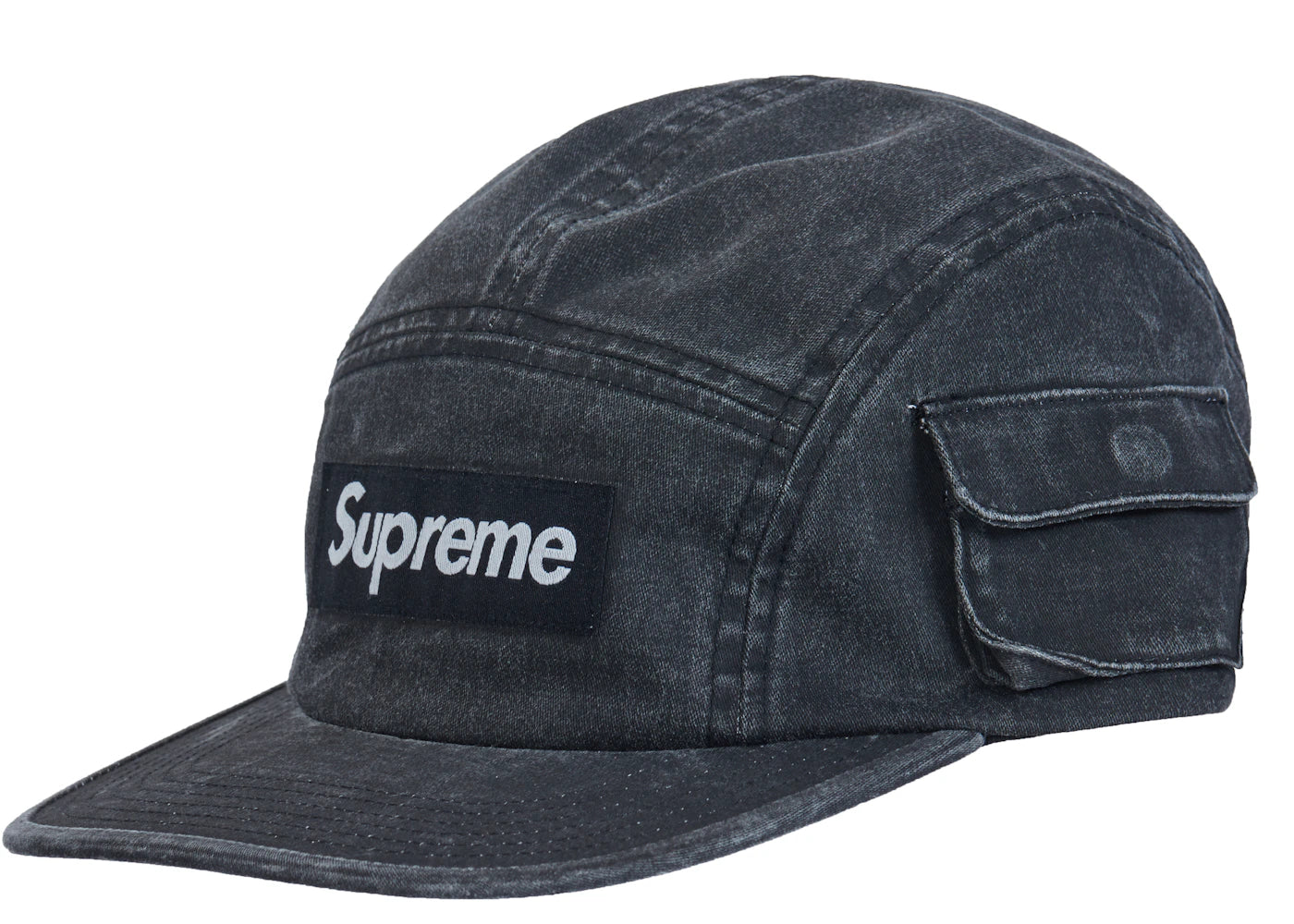 Supreme Snap Pocket Camp Cap Black