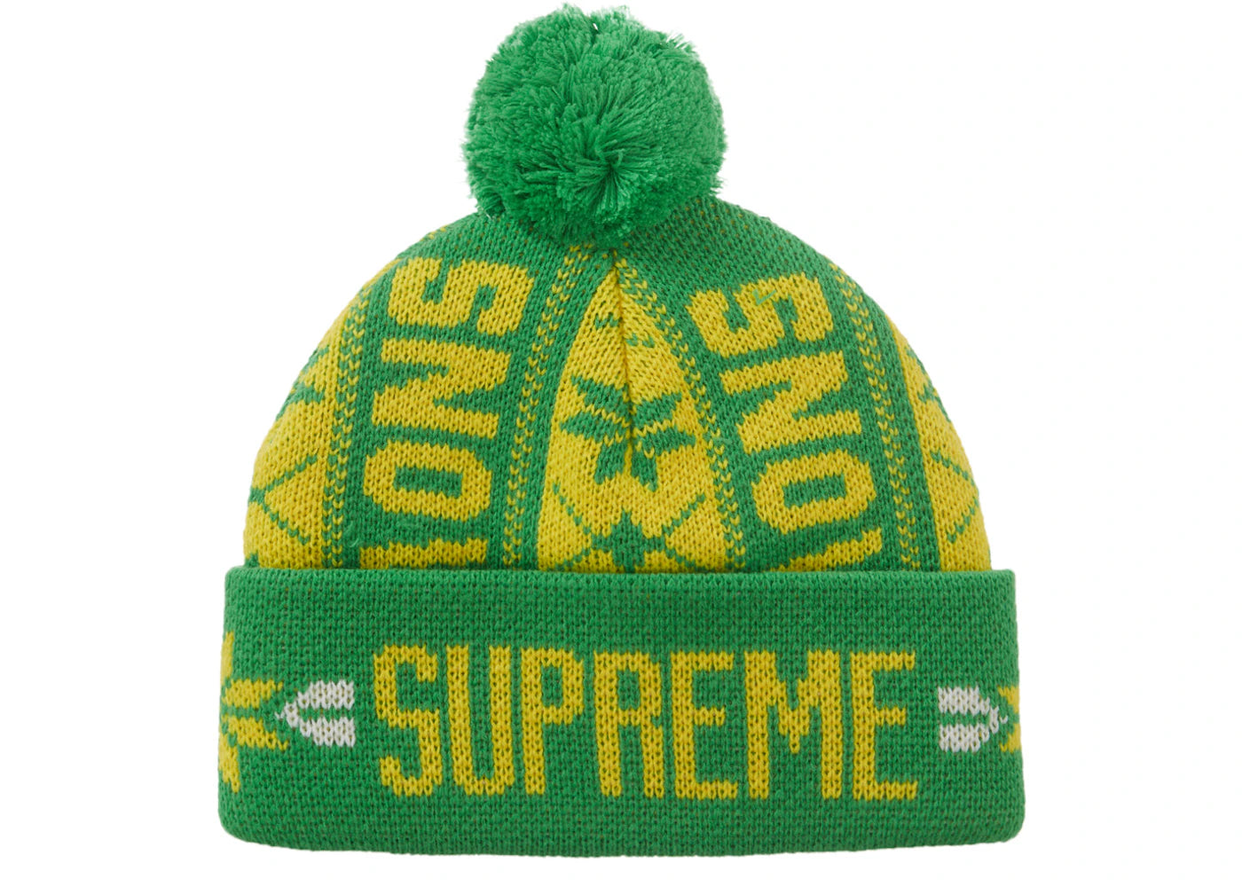 Supreme Snow Beanie Green