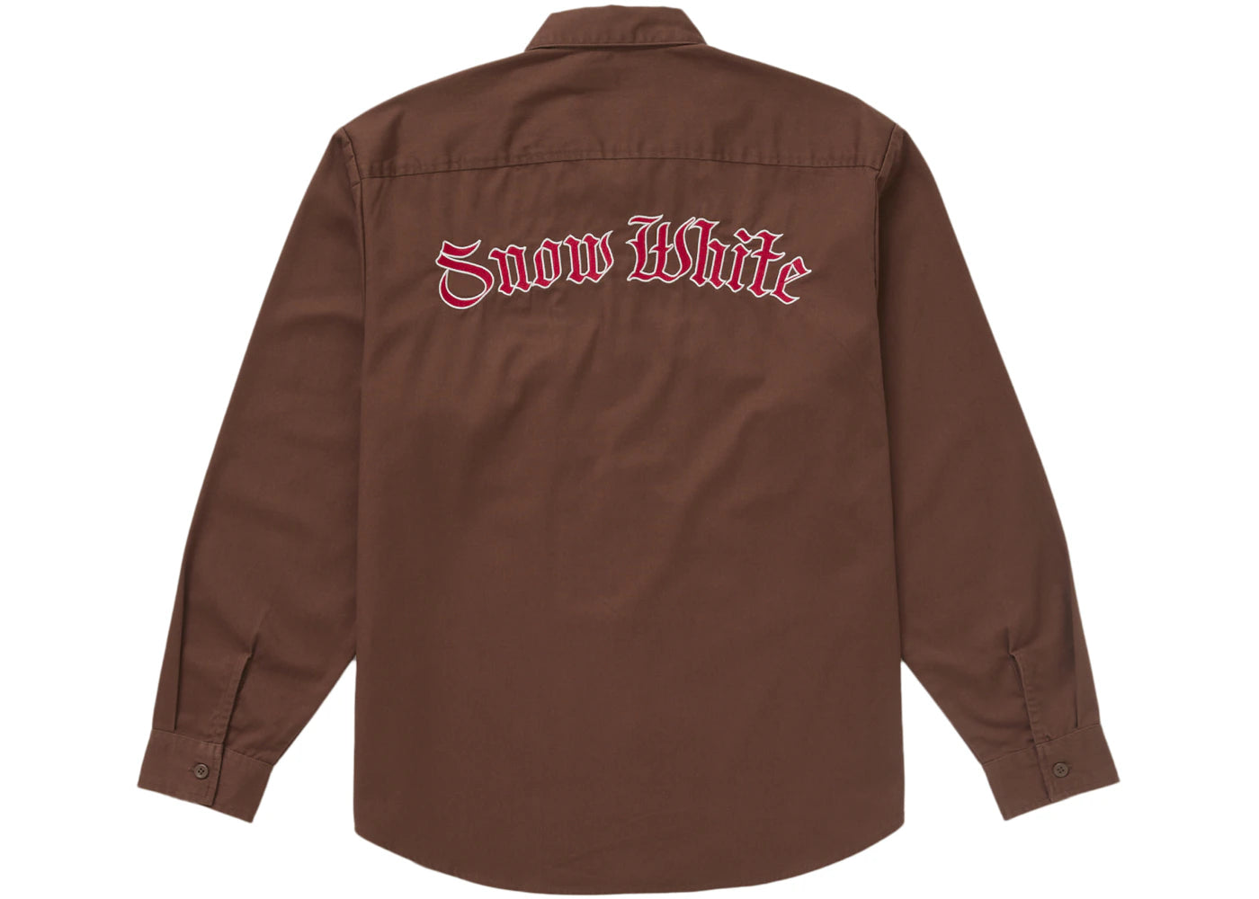 Supreme Snow White Work Shirt Brown