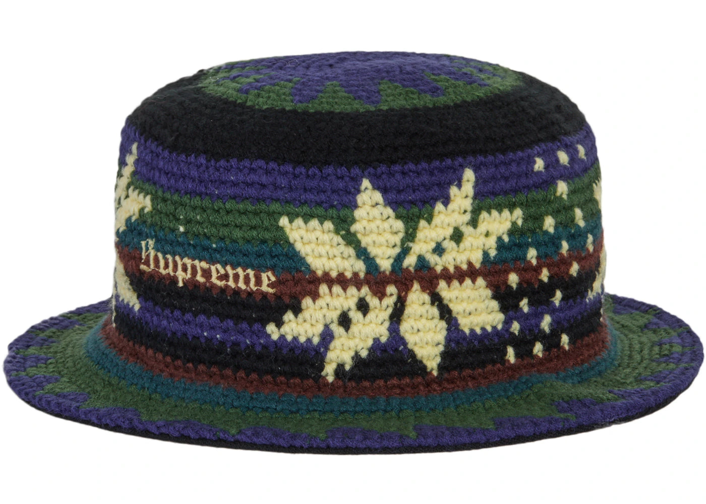 Supreme Snowflake Crochet Crusher Green