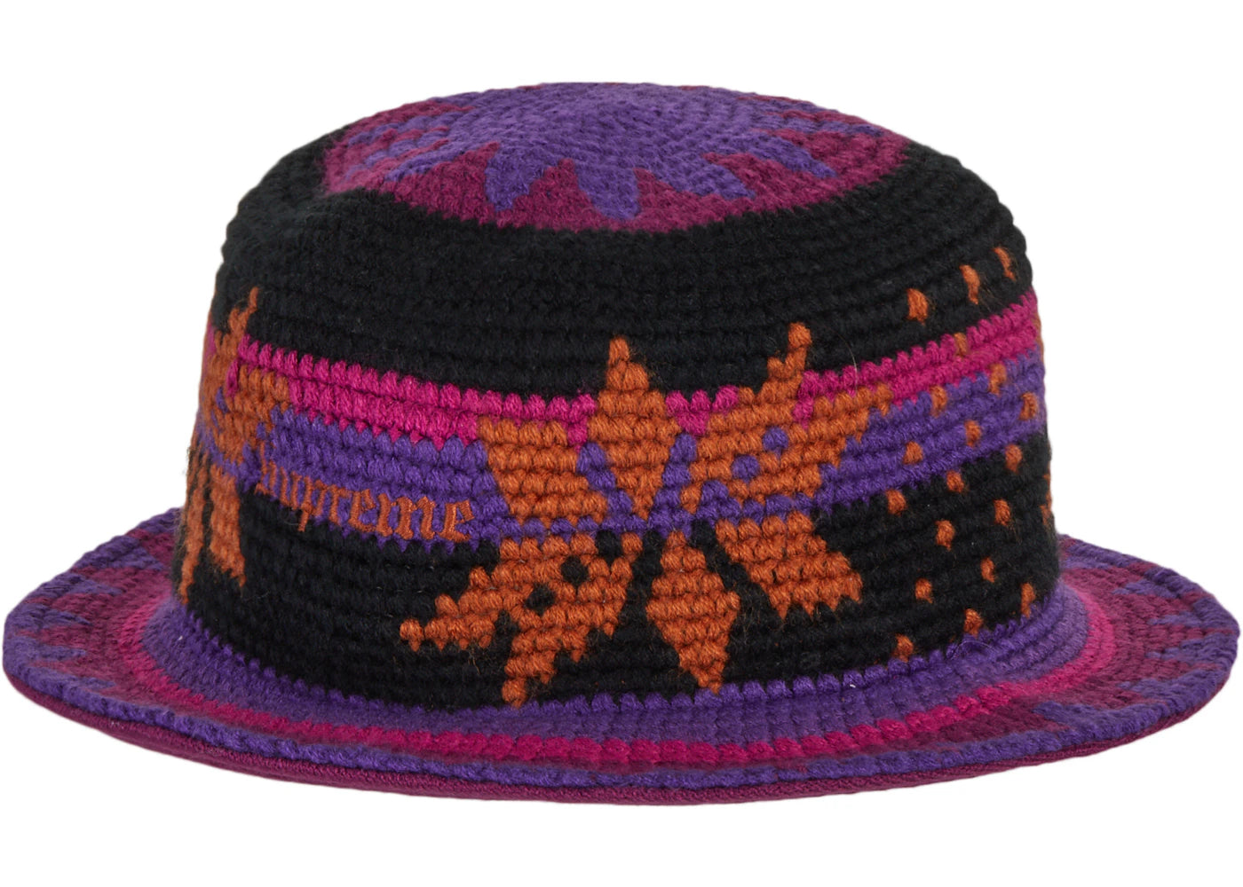 Supreme Snowflake Crochet Crusher Plum