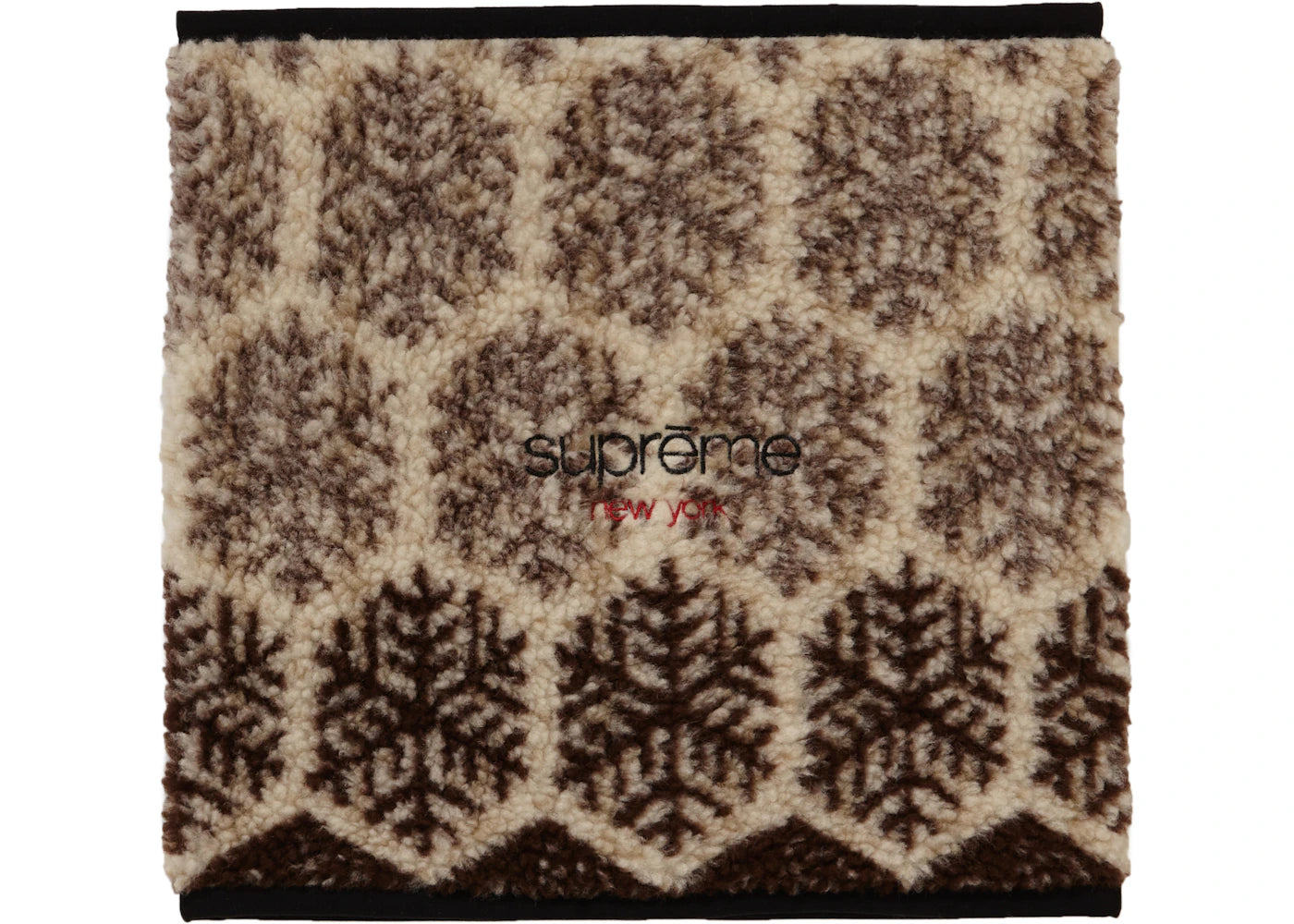 Supreme Snowflake Neck Gaiter Tan