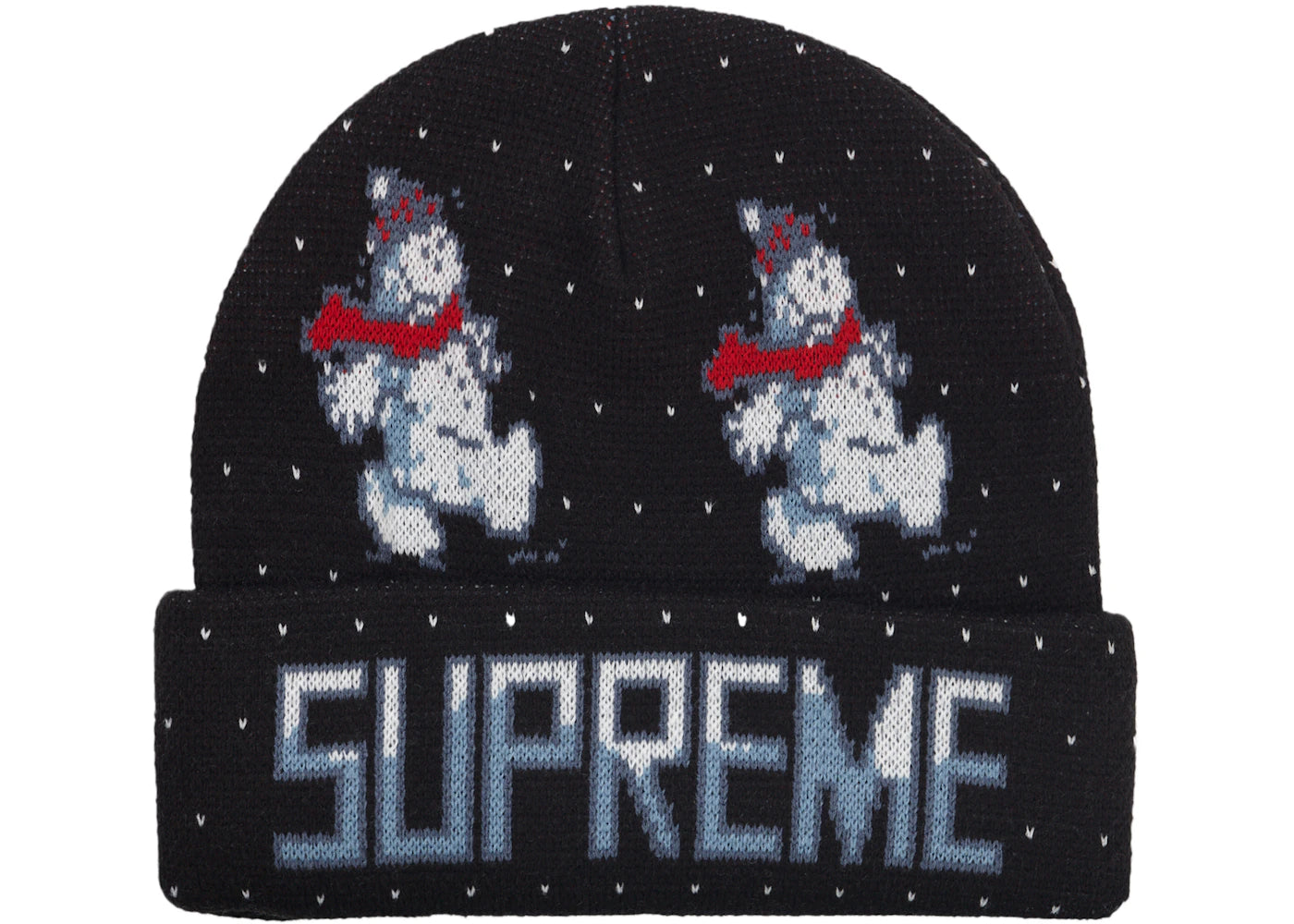 Supreme Snowman Beanie Black