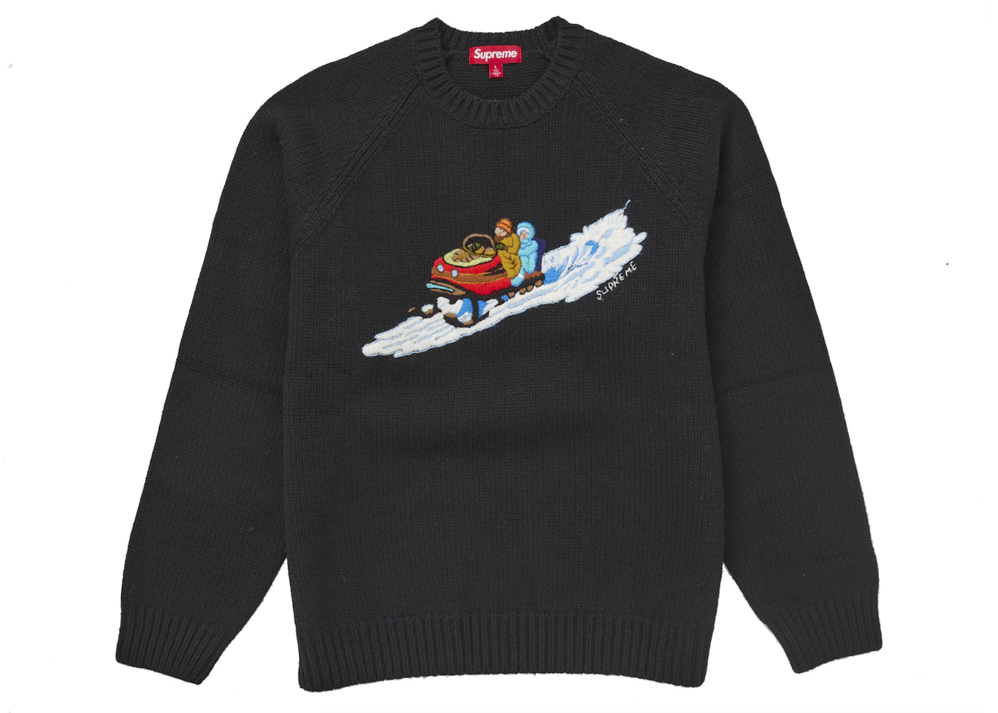 Supreme Snowmobile Sweater Black