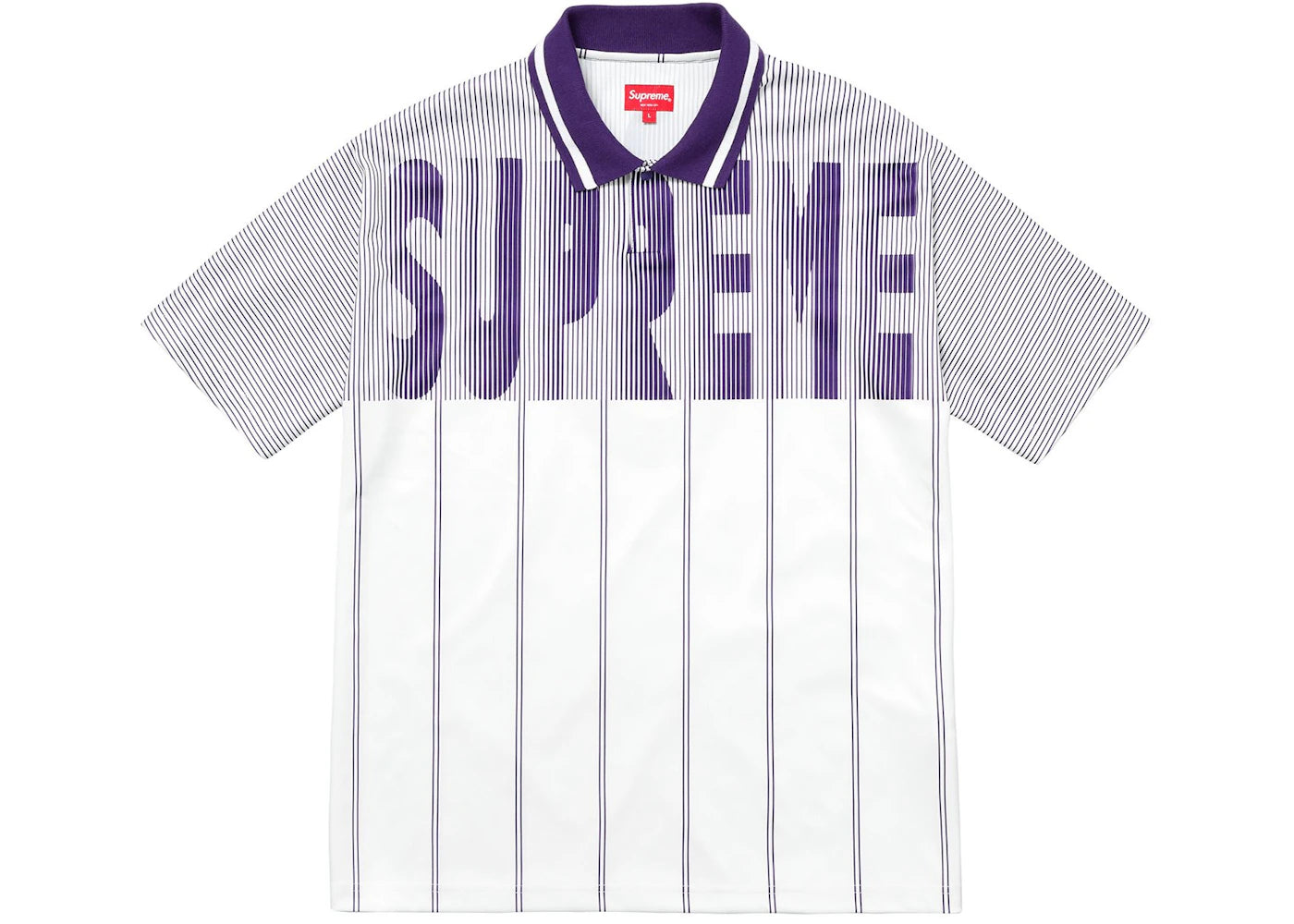 Supreme Soccer Polo White