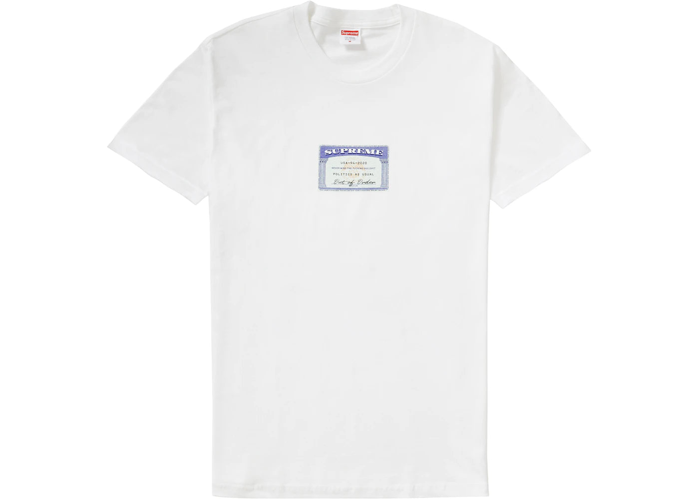 Supreme Social Tee White