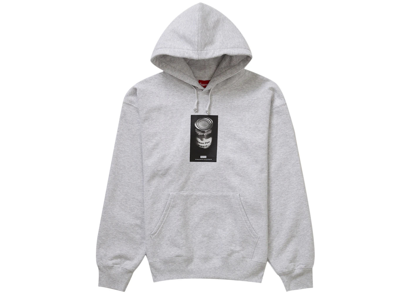 Supreme Soup Can Hooded Sweatshirt Ash Grey