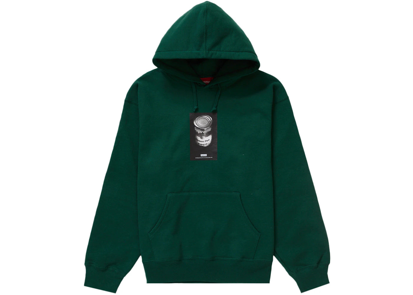 Supreme Soup Can Hooded Sweatshirt Dark Green
