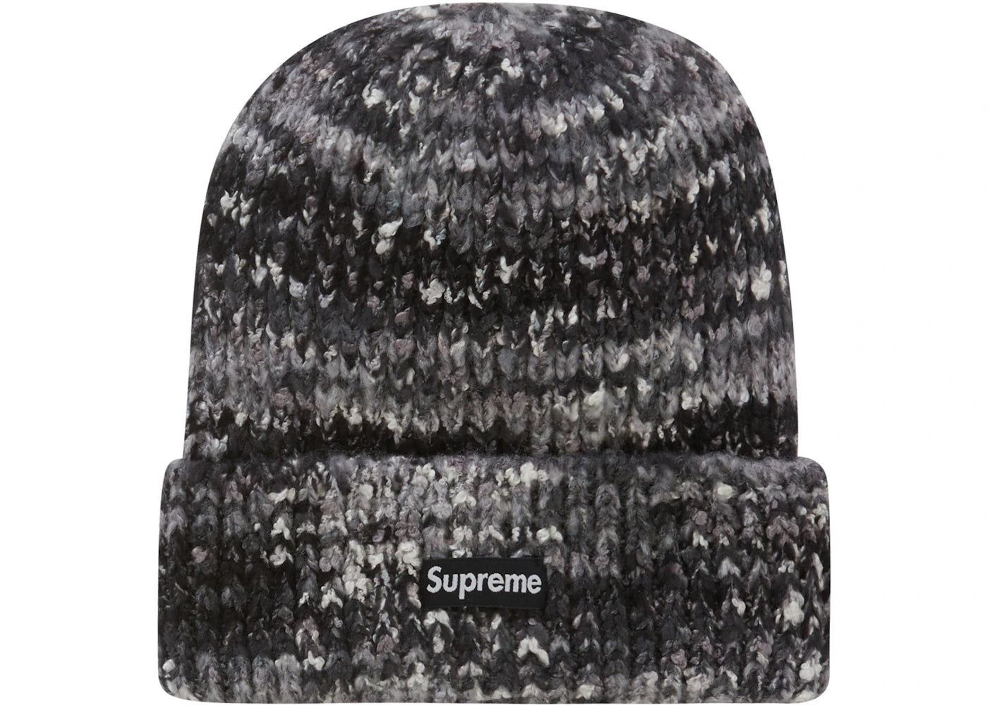 Supreme Space Dye Beanie Black