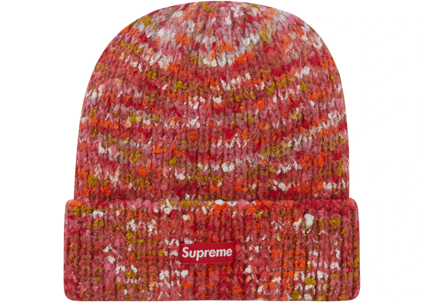 Supreme Space Dye Beanie Red