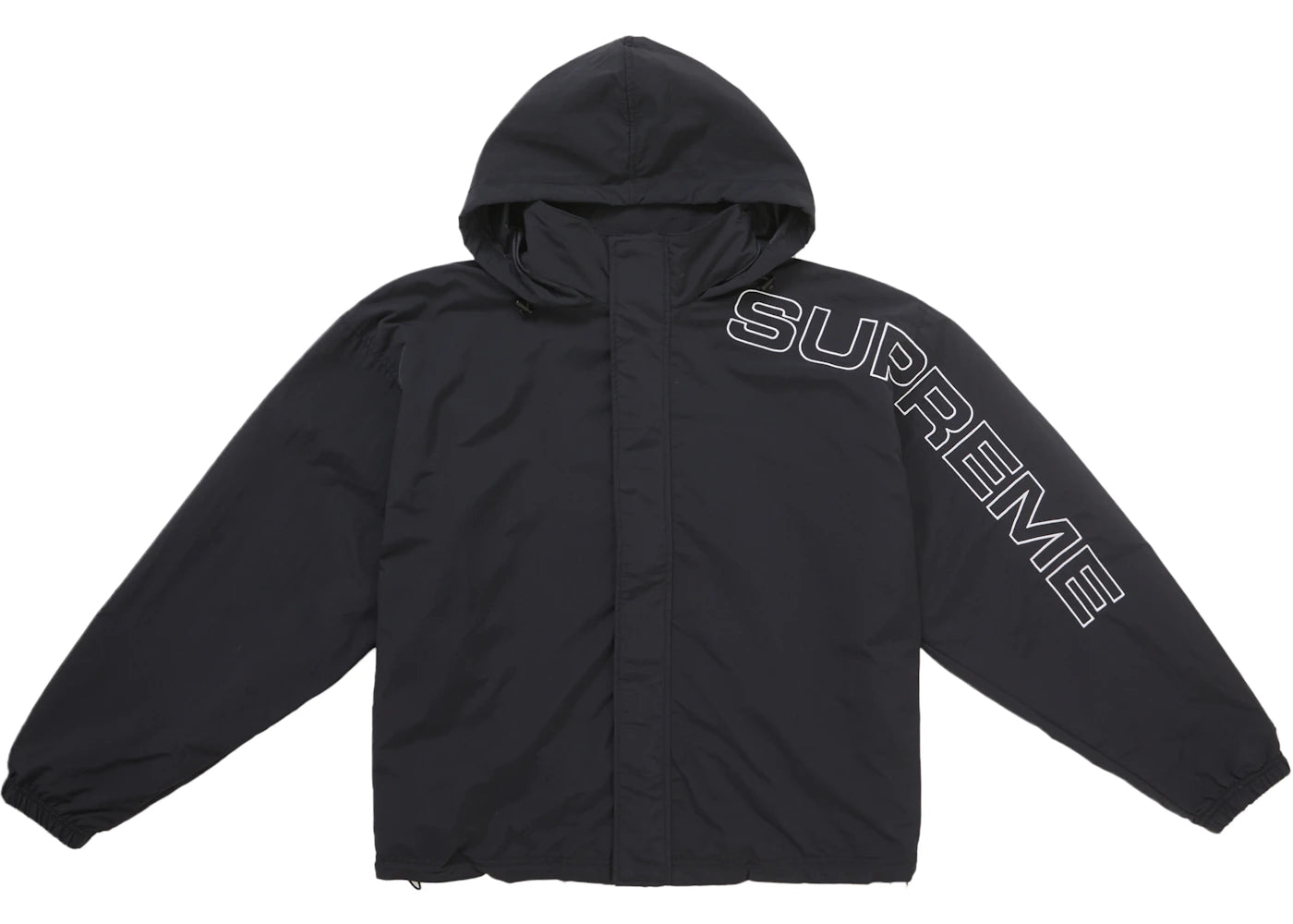 Supreme Spellout Embroidered Track Jacket (FW24) Black