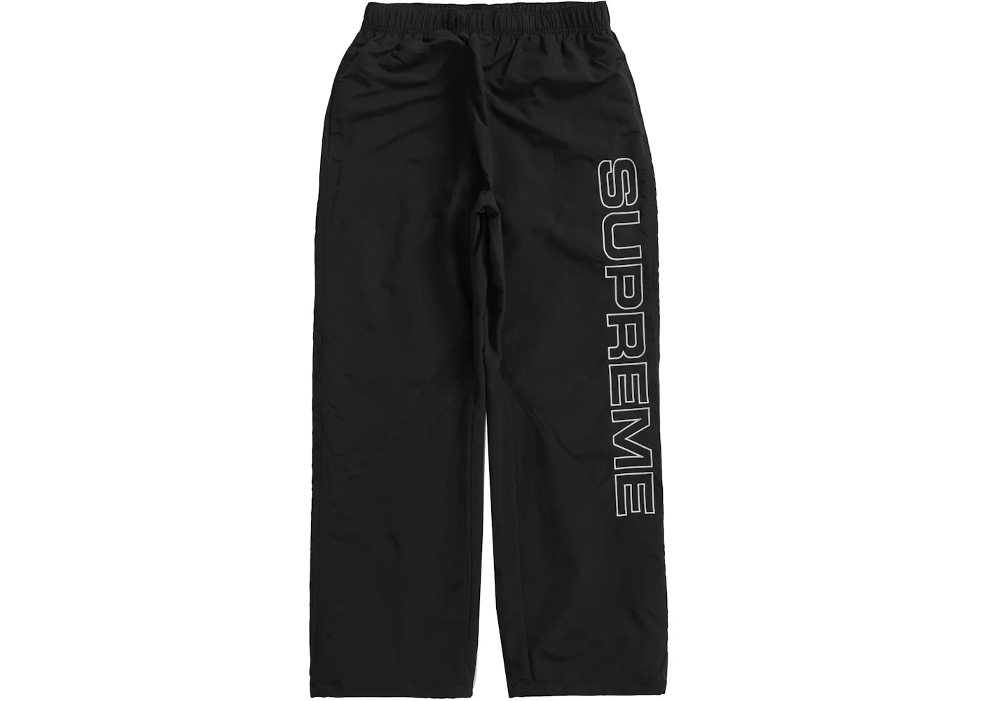 Supreme Spellout Embroidered Track Pant Black