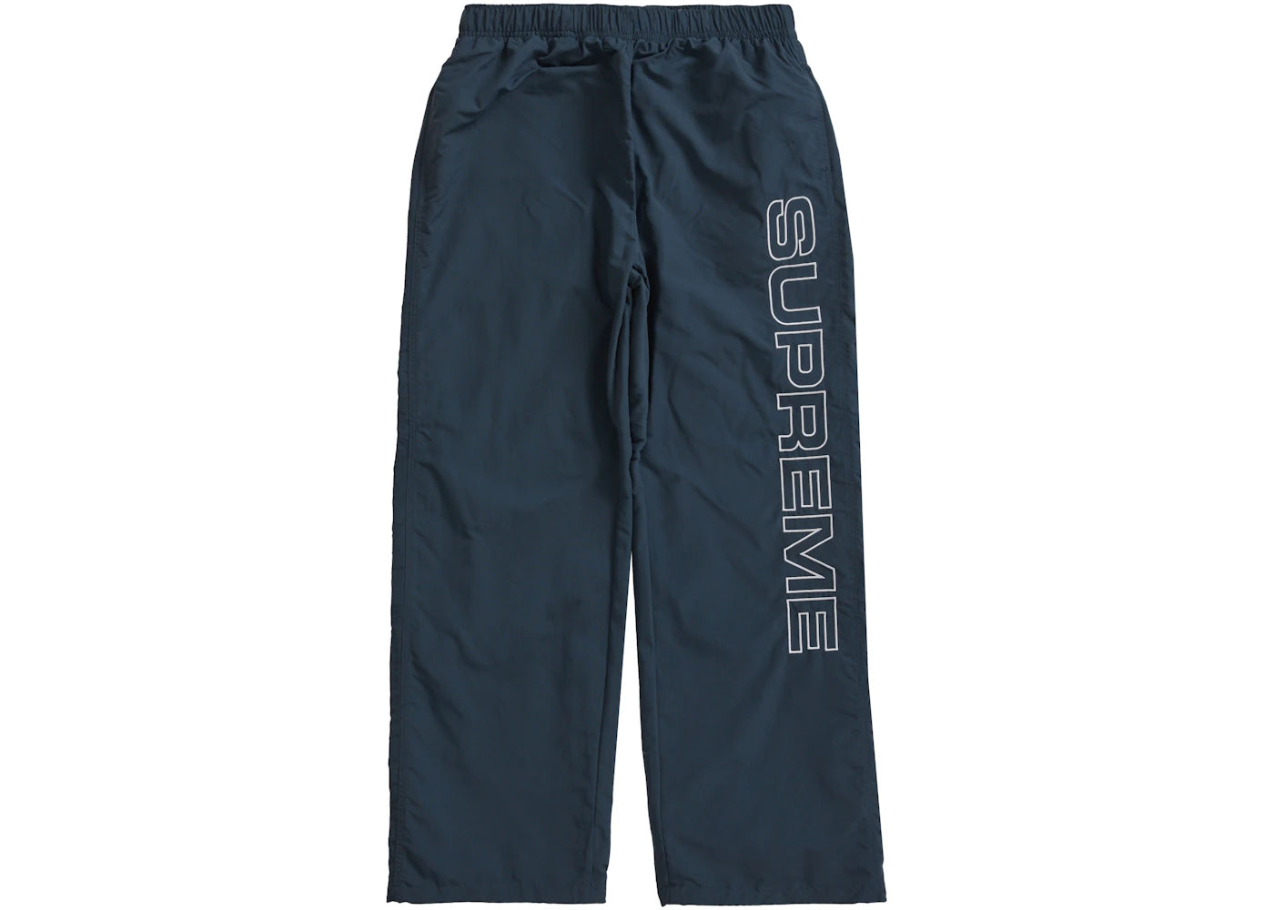 Supreme Spellout Embroidered Track Pant Dark Blue