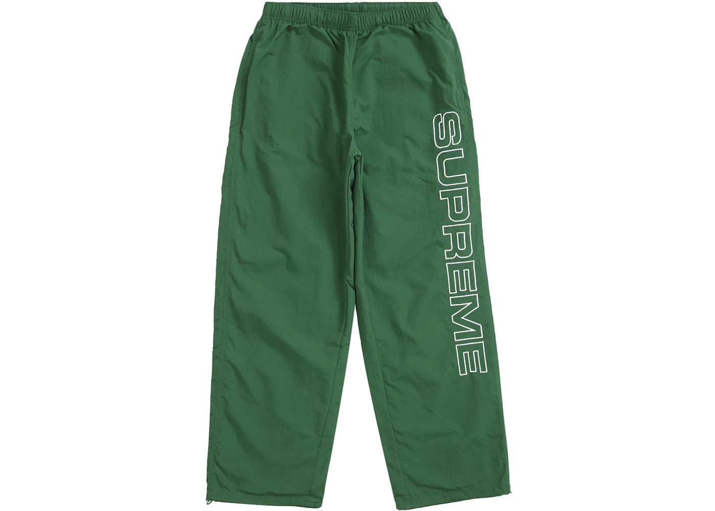 Supreme Spellout Embroidered Track Pant (FW24) Dark Green