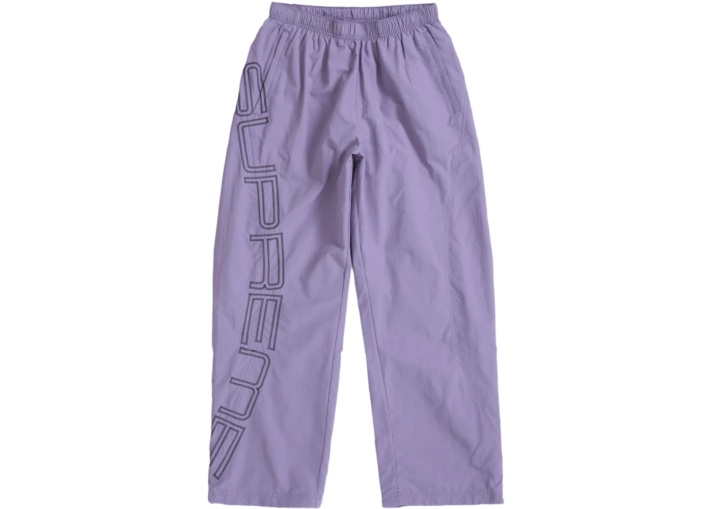 Supreme Spellout Embroidered Track Pant (SS25) Dusty Purple