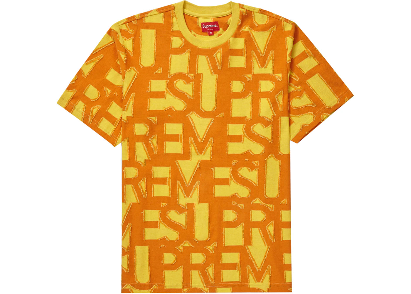 Supreme Spellout S/S Top Yellow