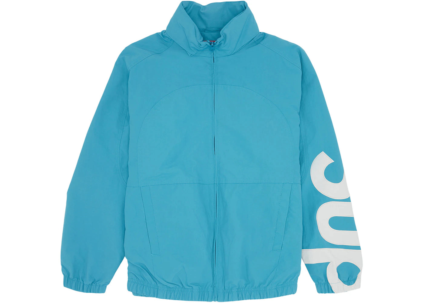 Supreme Spellout Track Jacket Aqua