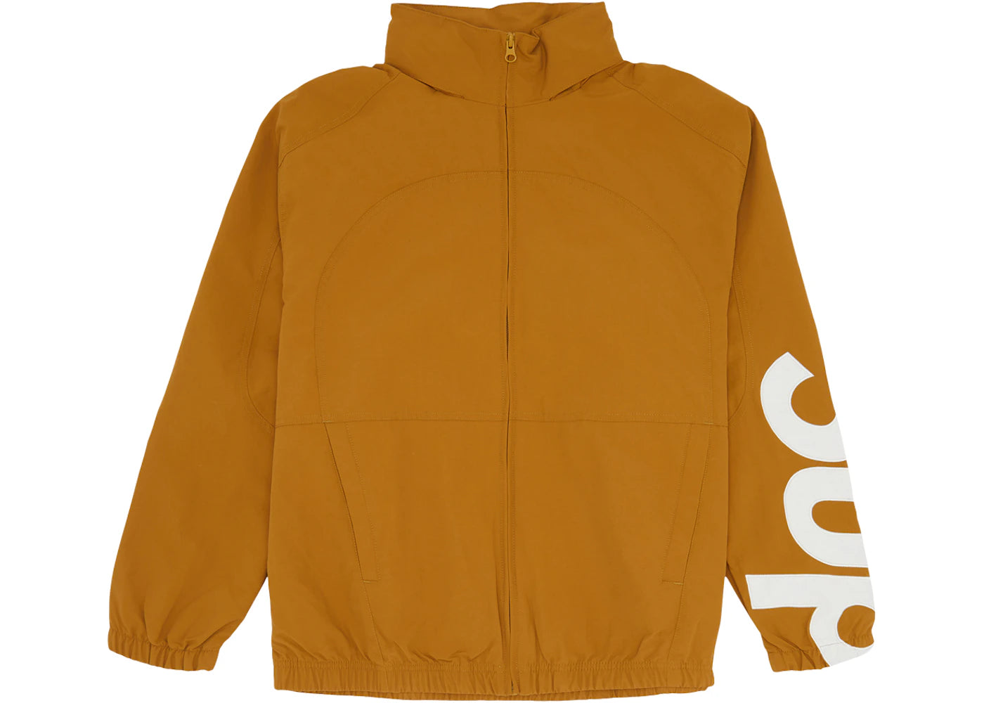 Supreme Spellout Track Jacket Dark Gold